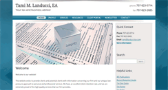 Desktop Screenshot of landuccitax.com