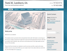 Tablet Screenshot of landuccitax.com